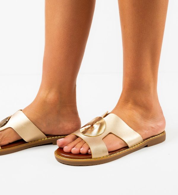 Ali Сандали Melani Златни