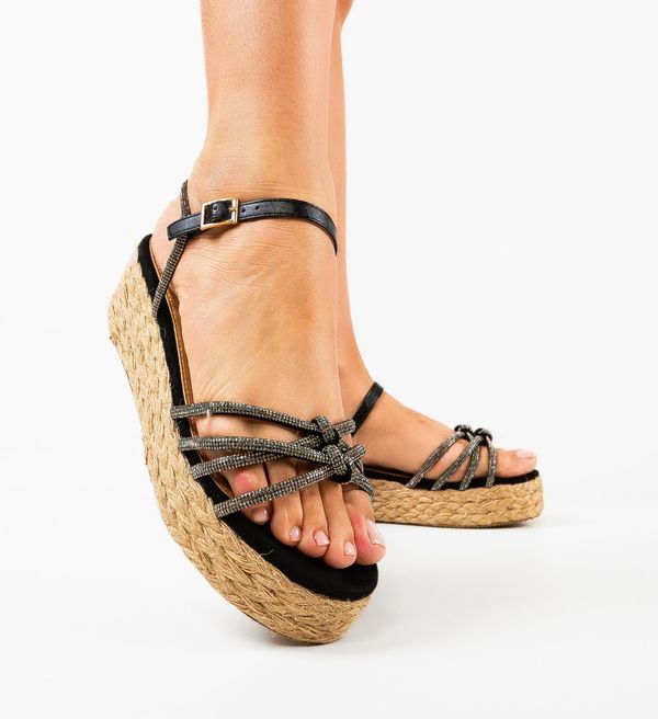 Ali Сандали Missie Черни