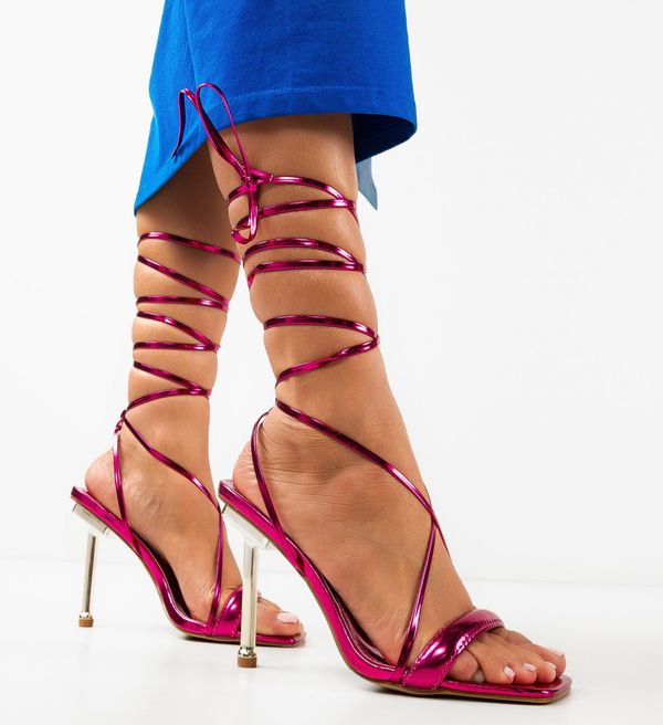 Ali Сандали на ток Abbondio Розов