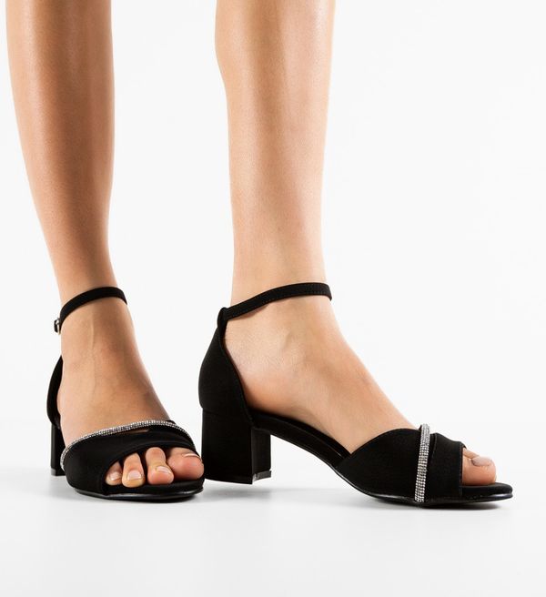 Mei Сандали на ток Acevedo Черни