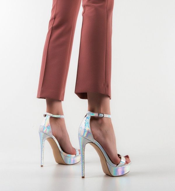 Botinelli Сандали на ток Alaram Сребърни