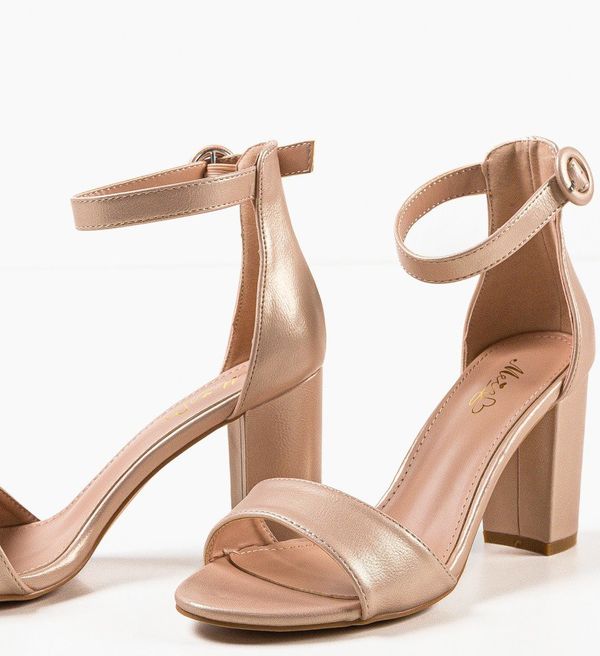 Mei Сандали на ток Allew Розов