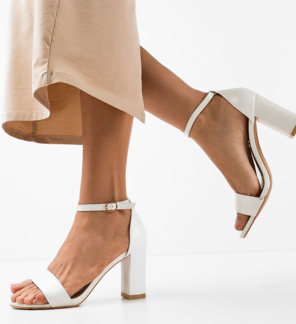 Ali Сандали на ток Alyosh Бели