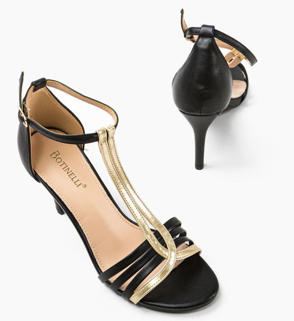 Botinelli Сандали на ток Amykan Черни