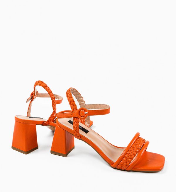 Ali Сандали на ток Anna Оранжеви