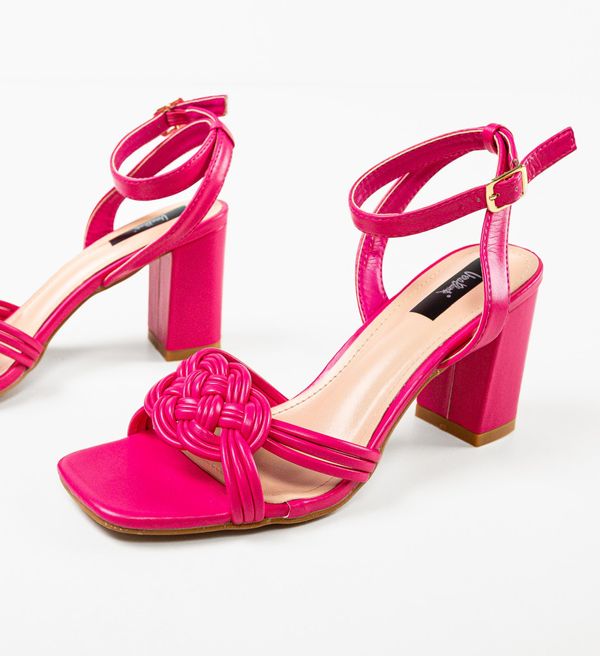 Ali Сандали на ток Antonela Фуксия