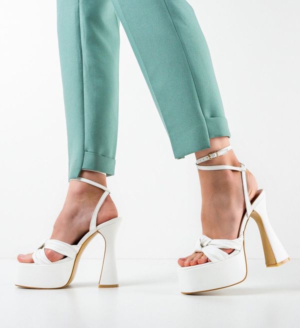 Botinelli Сандали на ток Ardde Бели