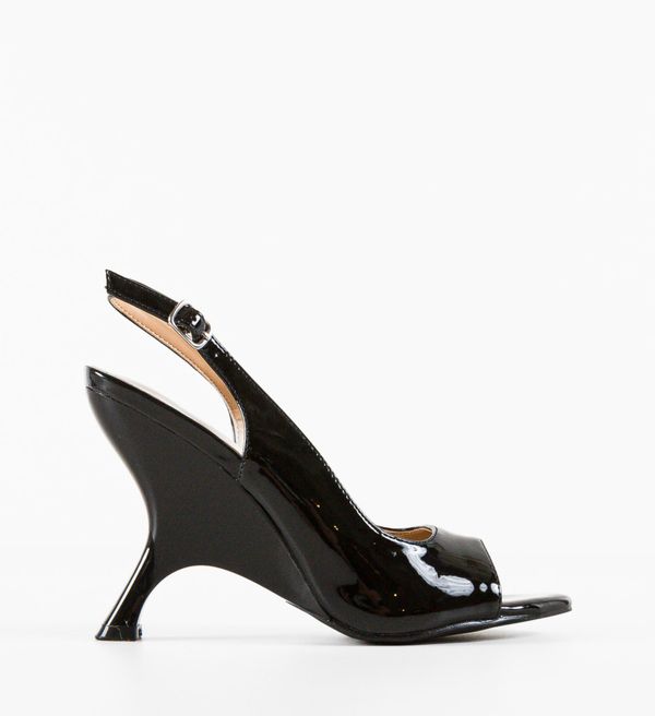 Mei Сандали на ток Asuka Черни