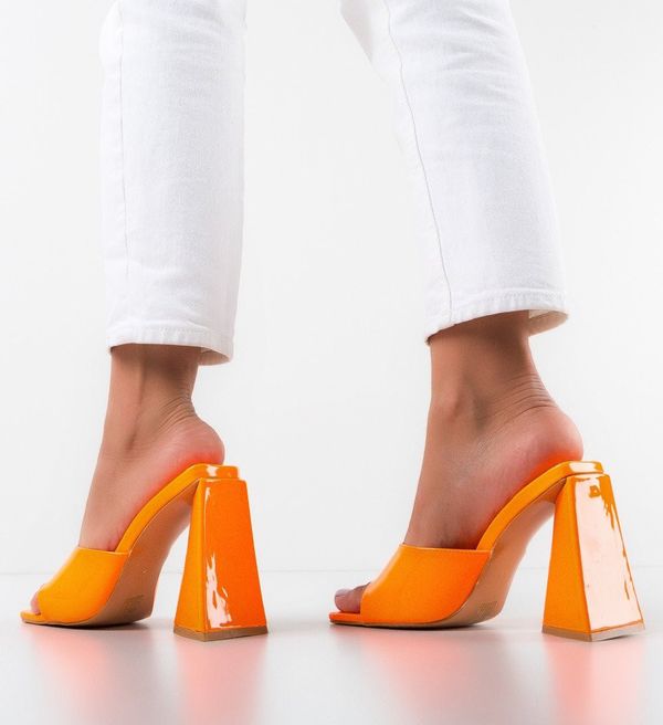 Ali Сандали на ток Ayla Оранжеви