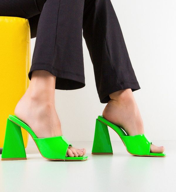 Ali Сандали на ток Ayla Зелени