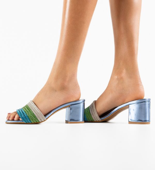 Mei Сандали на ток Bahrain Сини