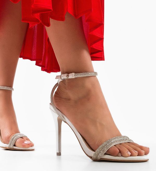 Hebe Сандали на ток Bally Сребърни