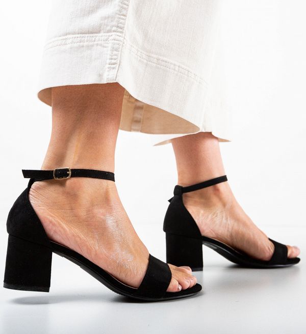 Botinelli Сандали на ток Banat Черни