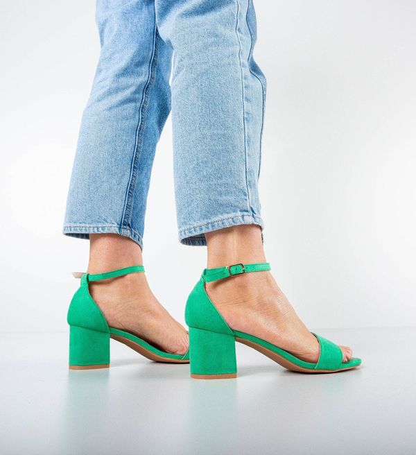Botinelli Сандали на ток Banat Зелени