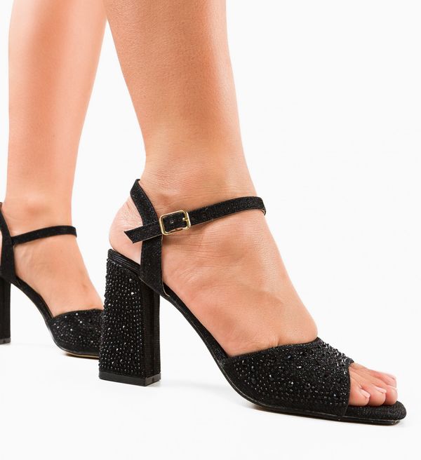 Botinelli Сандали на ток Baragaz Черни