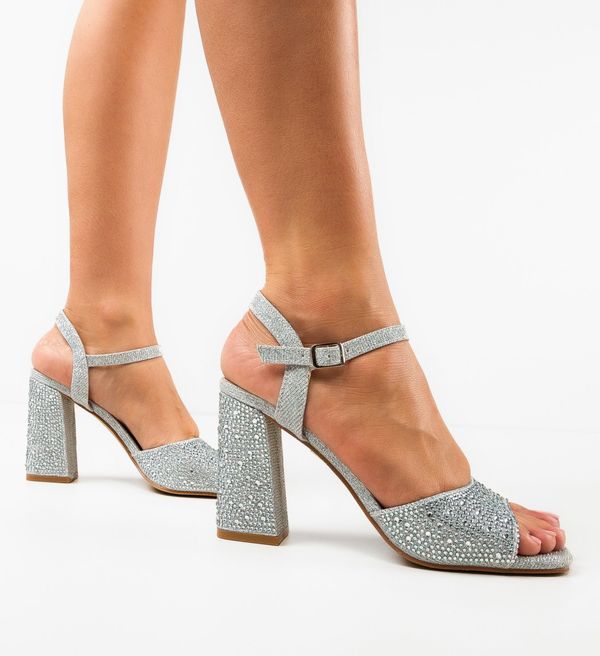 Botinelli Сандали на ток Baragaz Сребърни