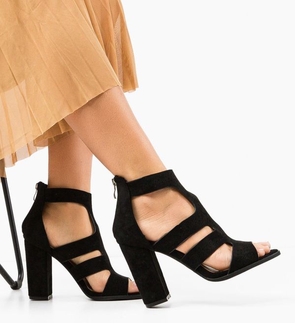 SFINX(LULU) Сандали на ток Barivos Черни