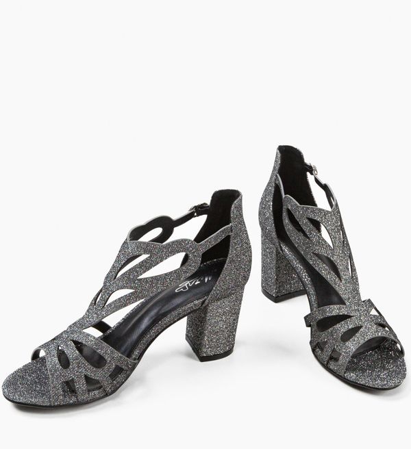 Mei Сандали на ток Bassam Сив