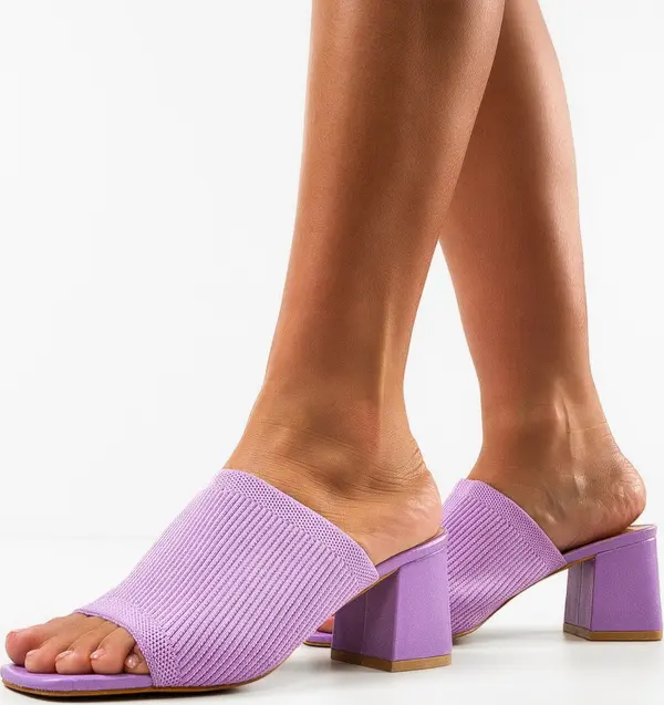 Mei Сандали на ток Batsel Лилав