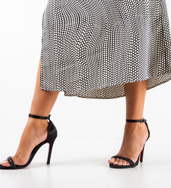 Exist Shoes Сандали на ток Blyana 2 Черни