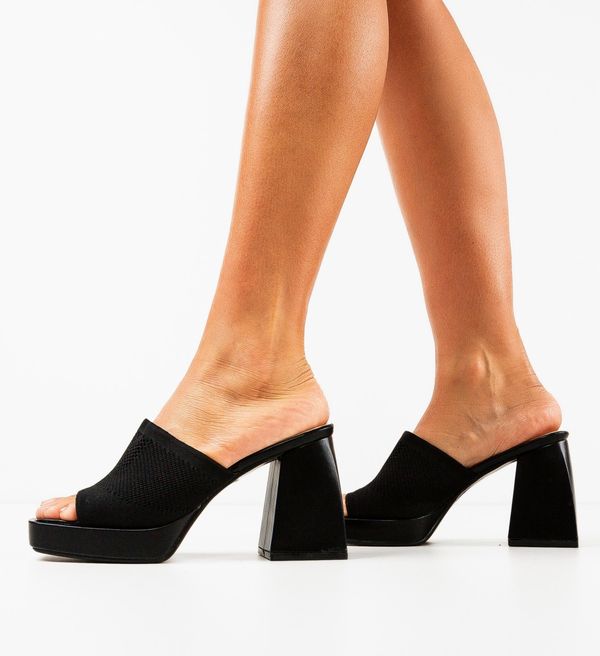 Ali Сандали на ток Bolanle Черни