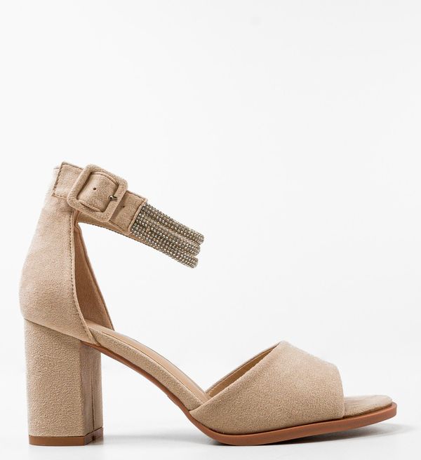 SFINX(LULU) Сандали на ток Bosnian Бежов