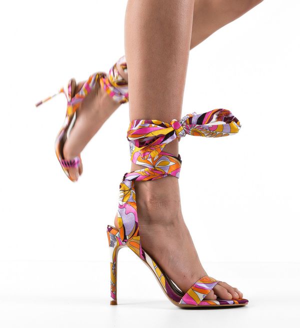 Ali Сандали на ток Brayd Лилав