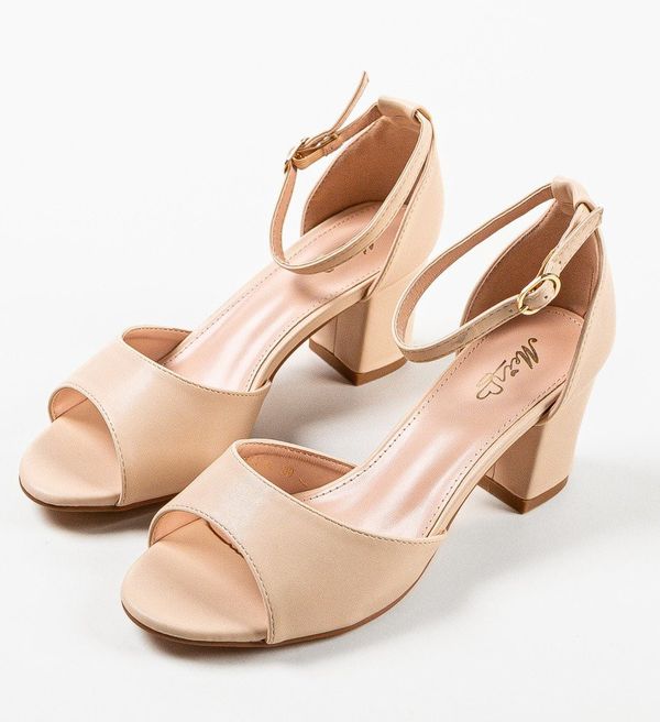 Mei Сандали на ток Bride Бежов