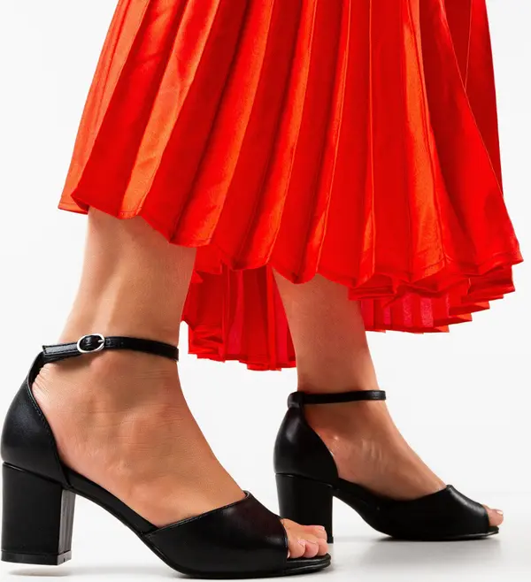 Mei Сандали на ток Bride Черни