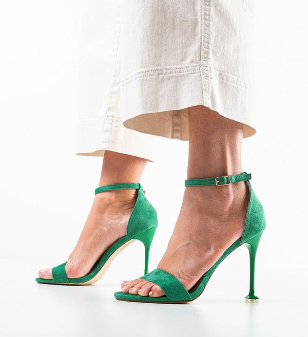 Botinelli Сандали на ток Brock Зелени