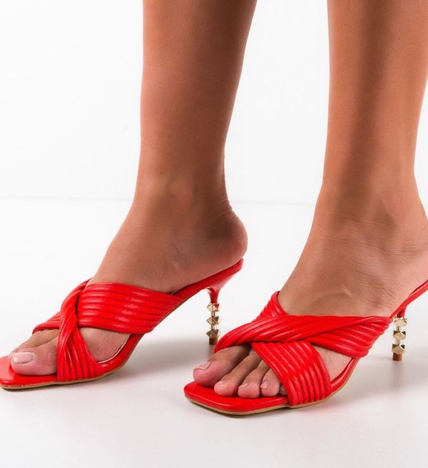 Ali Сандали на ток Bush Червени