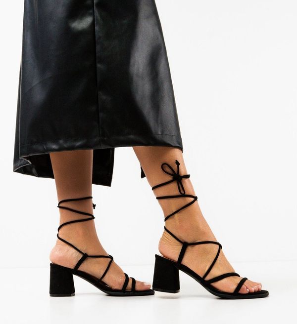 SFINX(LULU) Сандали на ток Calf Черни