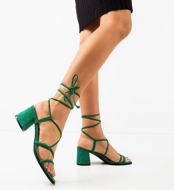 SFINX(LULU) Сандали на ток Calf Зелени