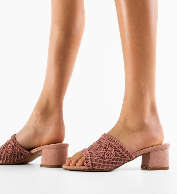 Mei Сандали на ток Chabo Розов