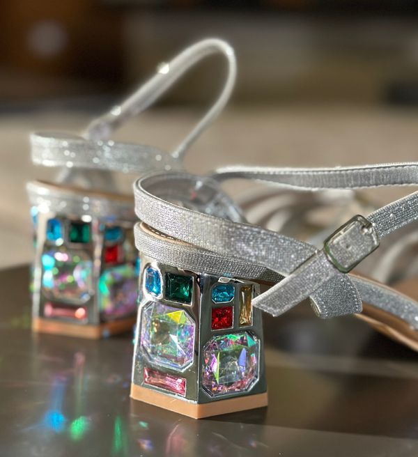 Ali Сандали на ток Chandra Сребърни