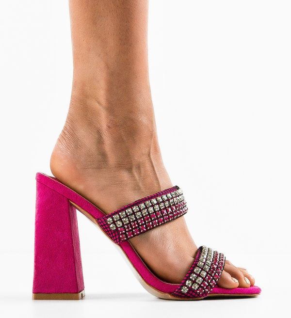 Ali Сандали на ток Chimw Фуксия