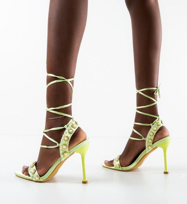 Ali Сандали на ток Clyde Зелени