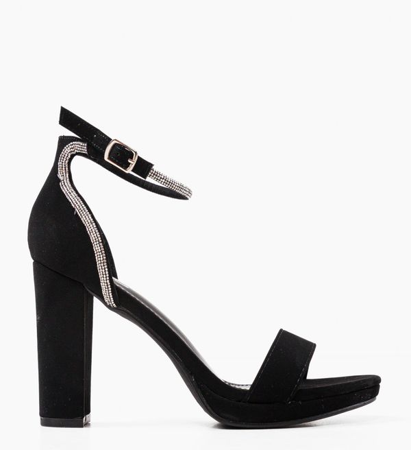 Mei Сандали на ток Cooper Черни