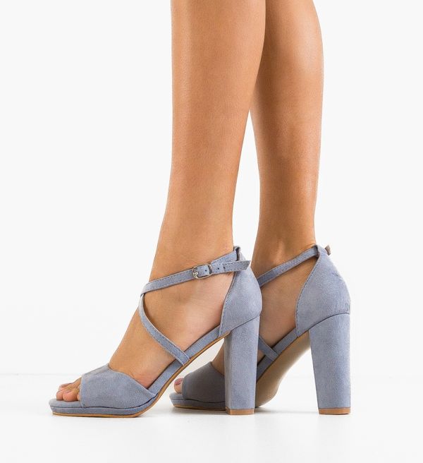 Tony Сандали на ток Delany Сини