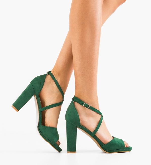 Tony Сандали на ток Delany Зелени