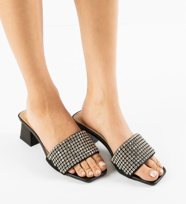 Ali Сандали на ток Dodie Черни