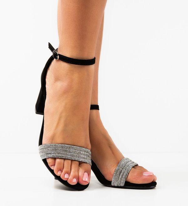 Mei Сандали на ток Duke Черни