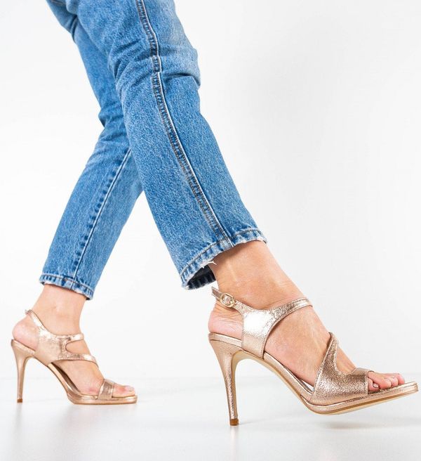 Botinelli Сандали на ток Dules Златни