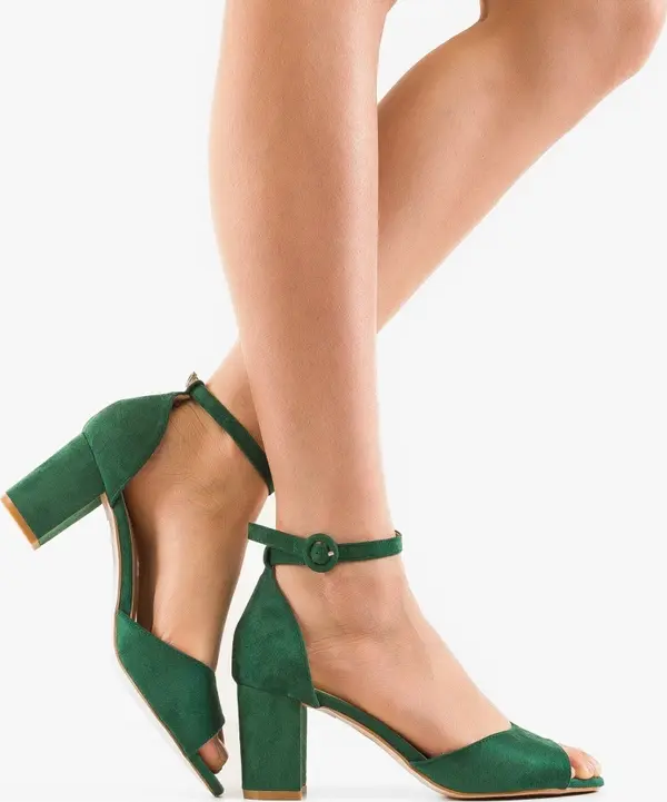 Tony Сандали на ток Duncan Зелени