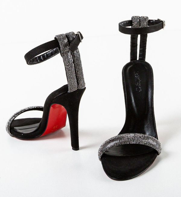 Exist Shoes Сандали на ток Dyra Черни