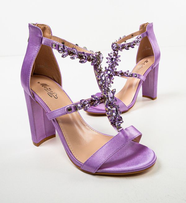 Mei Сандали на ток Dyvayn Лилав