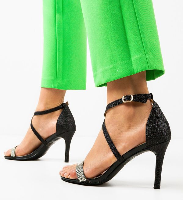 Botinelli Сандали на ток Ekib Черни