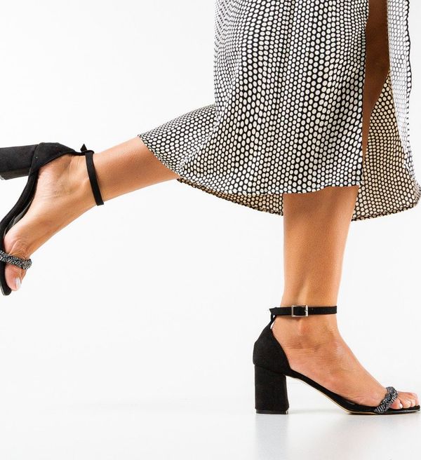 Exist Shoes Сандали на ток Eliarzar Черни