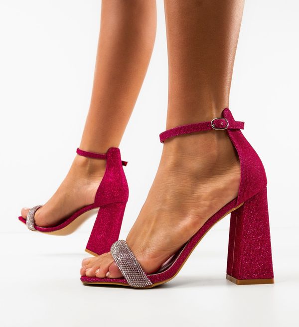 Ali Сандали на ток Eligia Фуксия