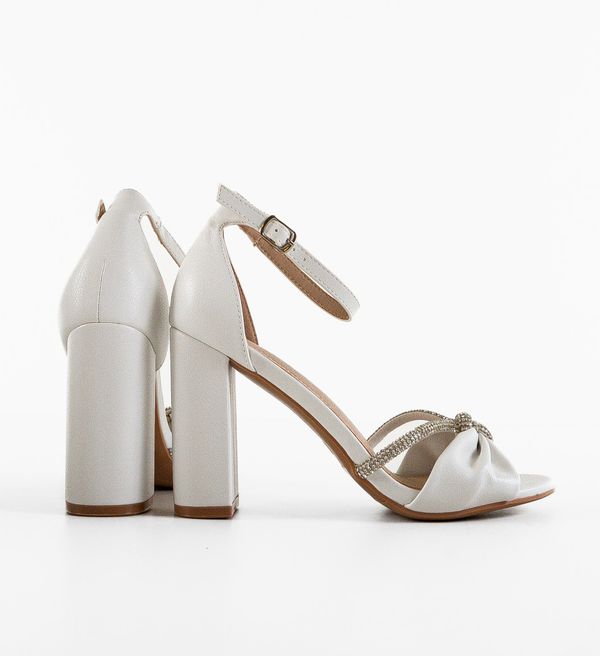 SFINX(LULU) Сандали на ток Epsilon Бели